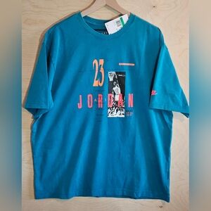 Jordan Teal Graphic T-Shirt